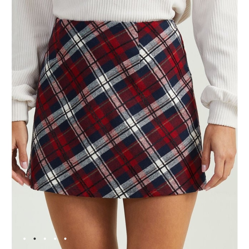 Altar’d State Blair Plaid Skirt